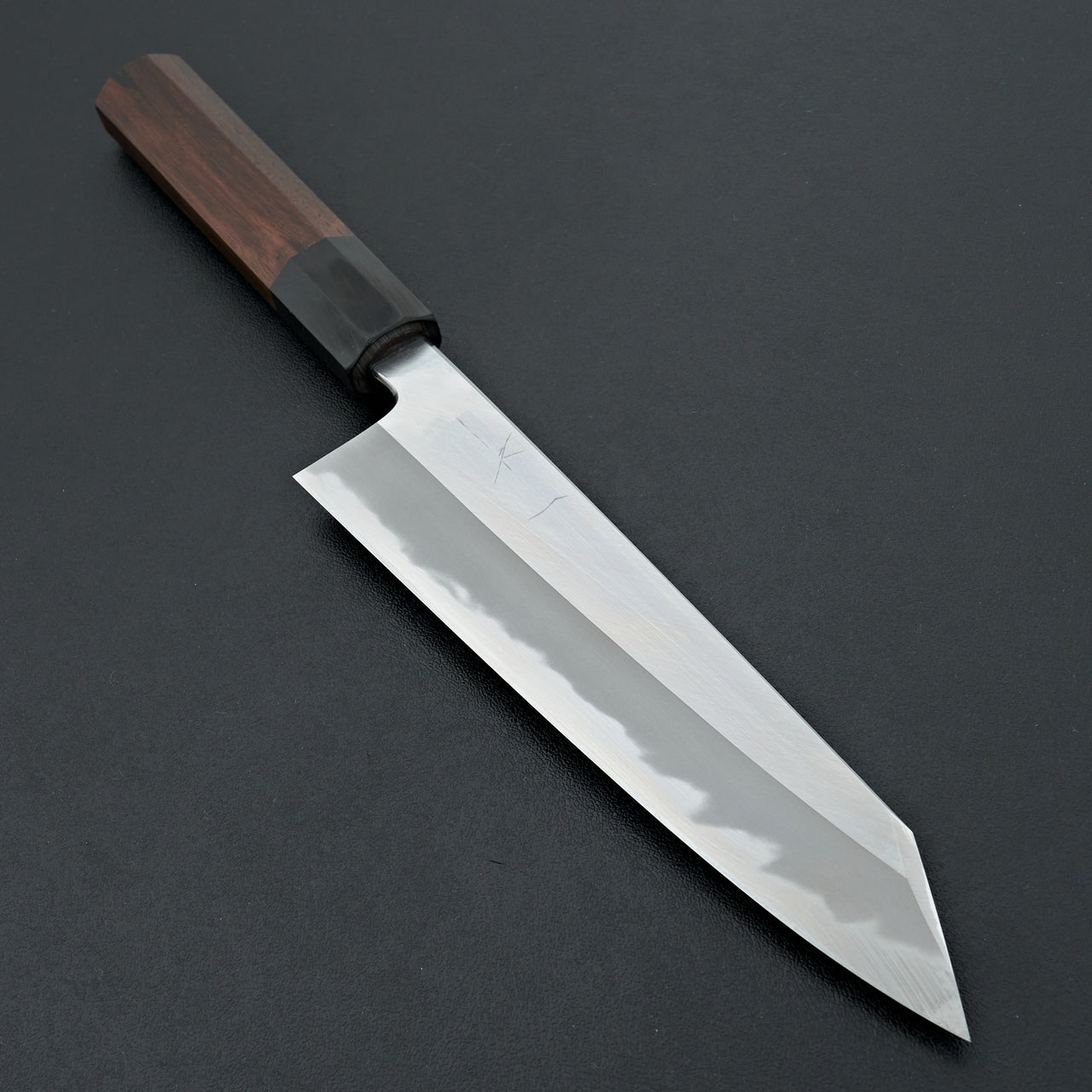 (Limited) Hitohira Tanaka Kyuzo Blue #1 Migaki Kiritsuke Gyuto 195mm Taihei Makassar Ebony Handle