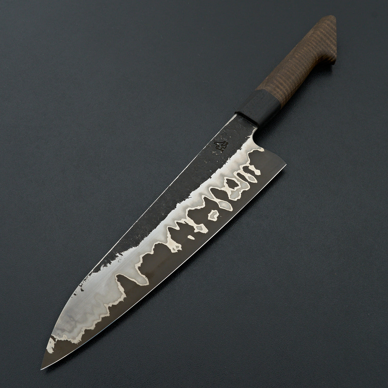 Lew Griffin S-Grind Sanmai Curly Linden Gyuto 235mm