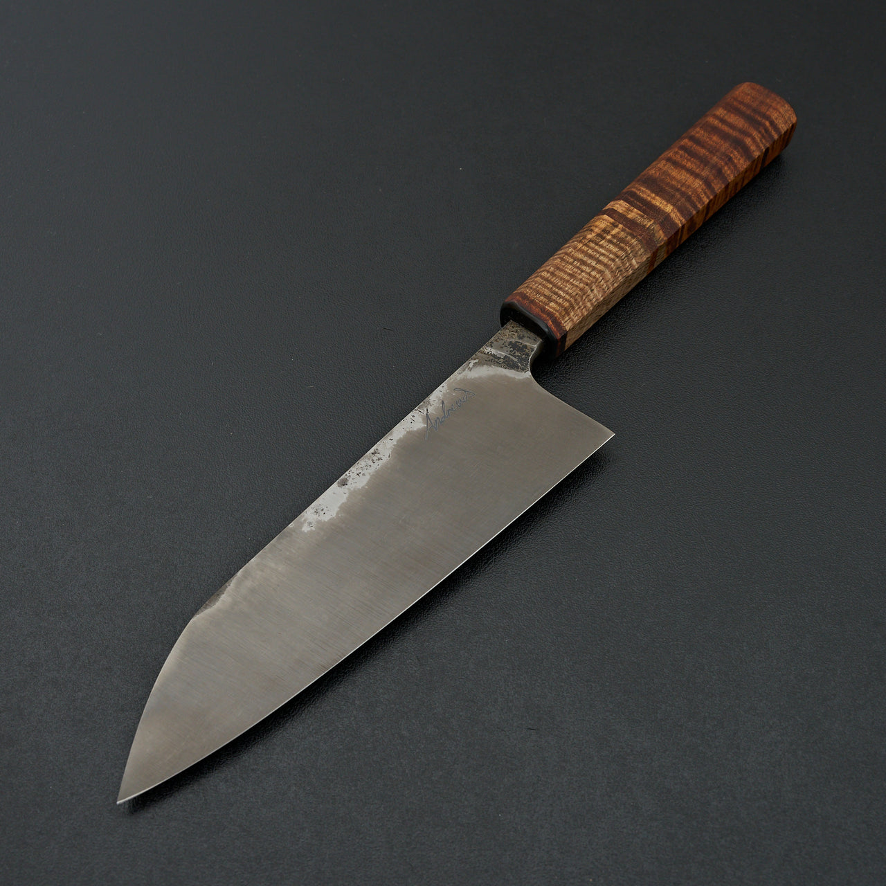 Acre Forge 180mm Carbon Tasmanian Blackwood Santoku by Adam
