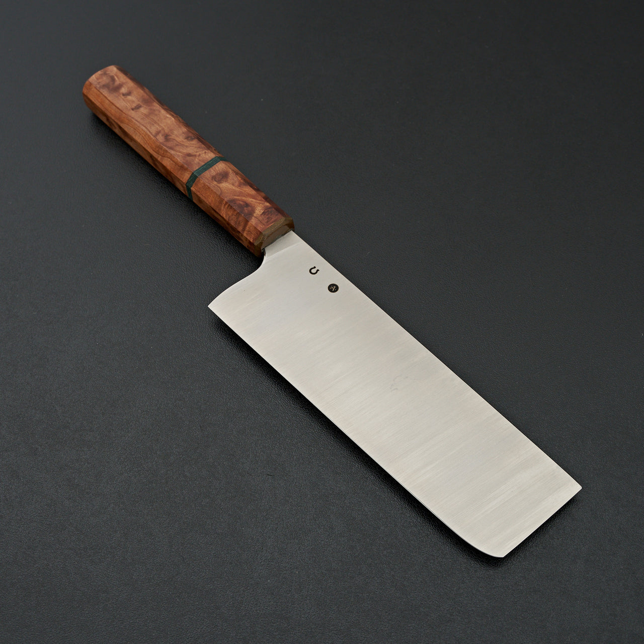 Acre Forge 165mm Rosewood Burl Nakiri by Ryan