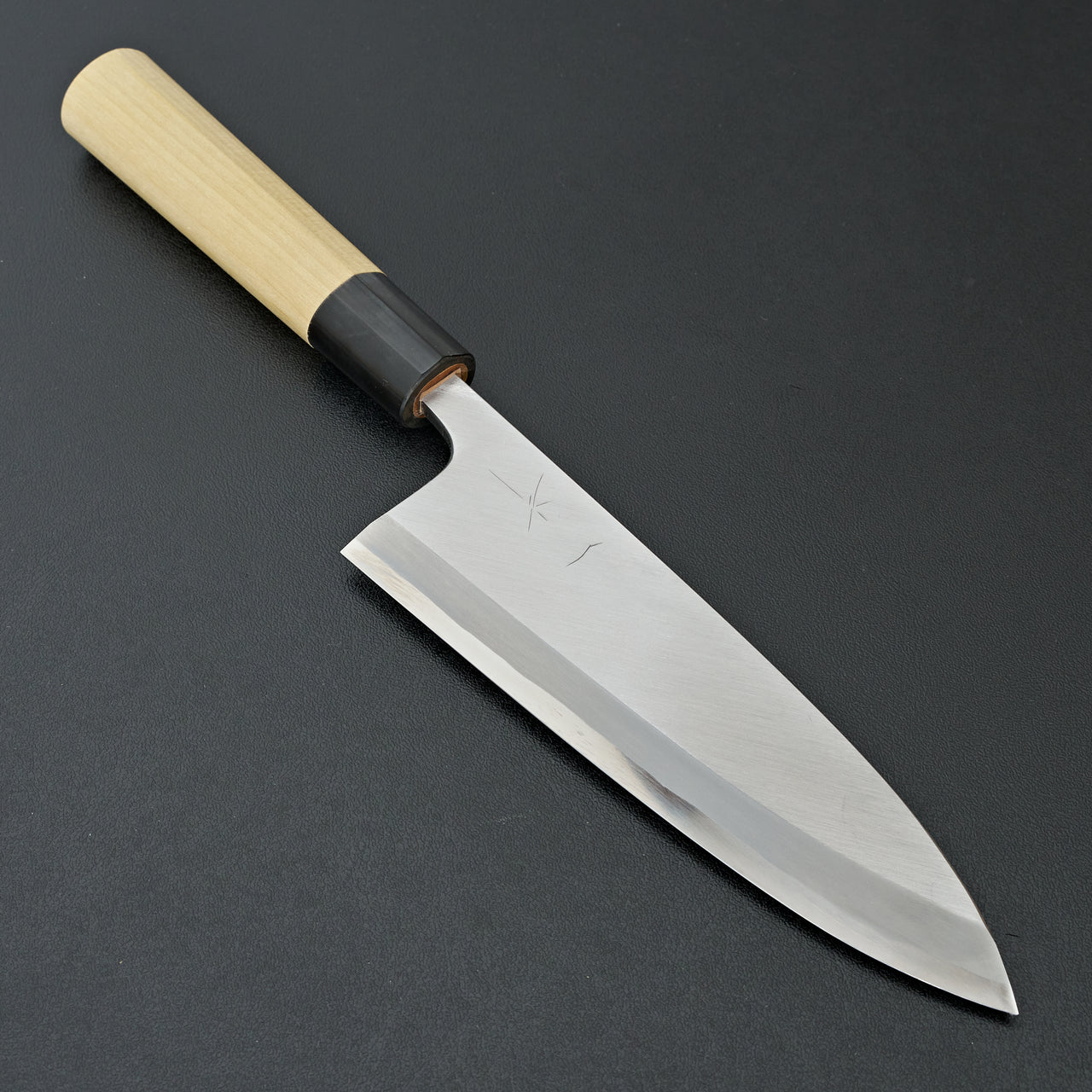 Hitohira Togashi White #2 Deba 165mm Ho Wood Handle (D-Shape/ Saya)
