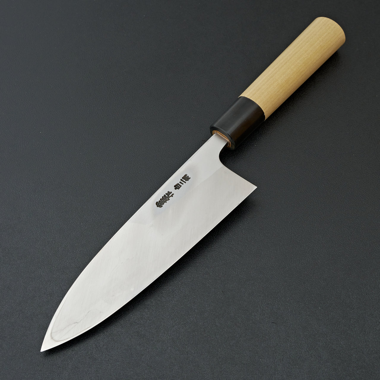 Hitohira Togashi White #2 Deba 165mm Ho Wood Handle (D-Shape/ Saya)