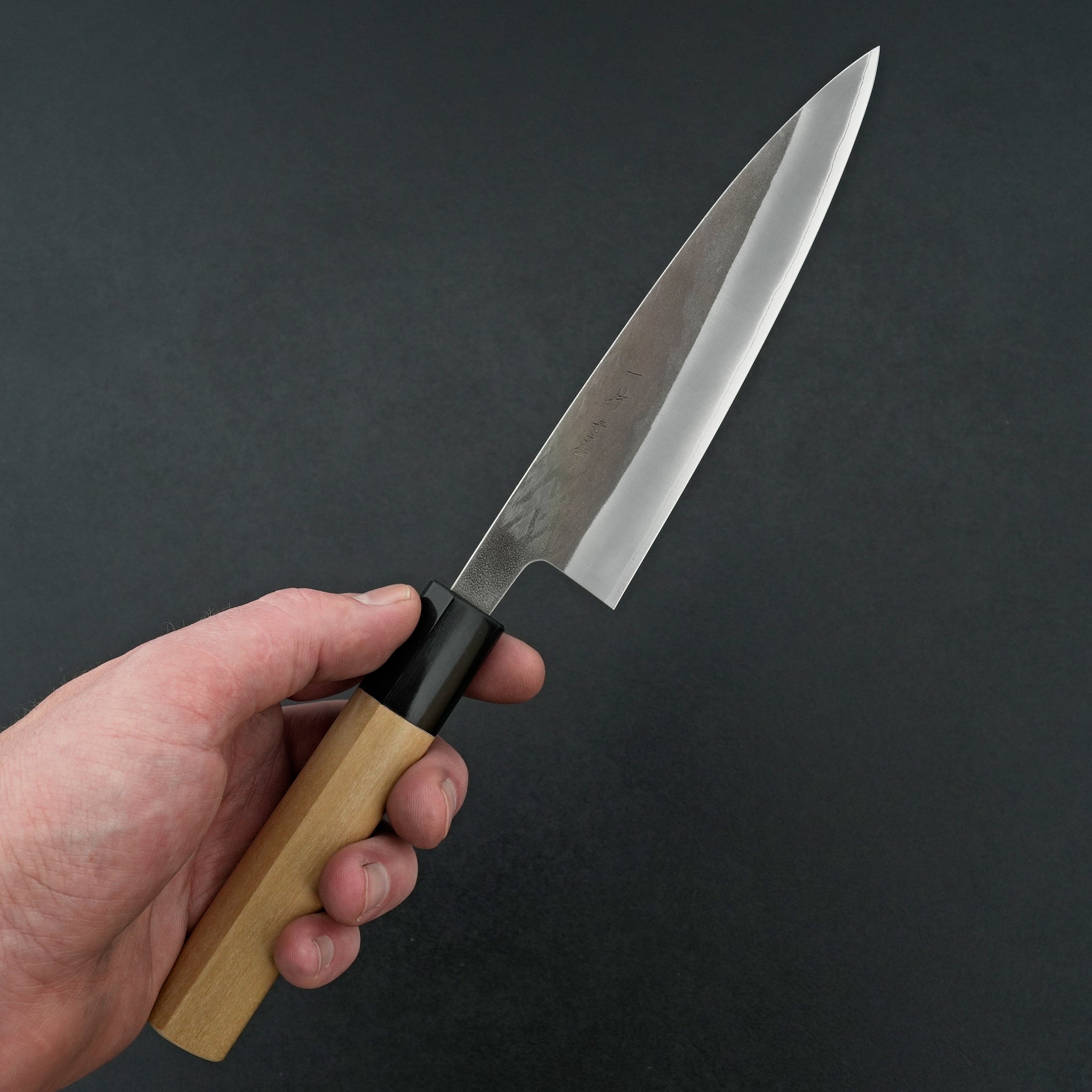 Hitohira TD Blue #2 Stainless Clad Kurouchi Petty 150mm Ho Wood Handle