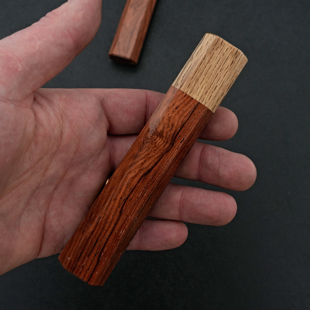 Hitohira WB Two-Tone Handle Rosewood x Oak 130mm