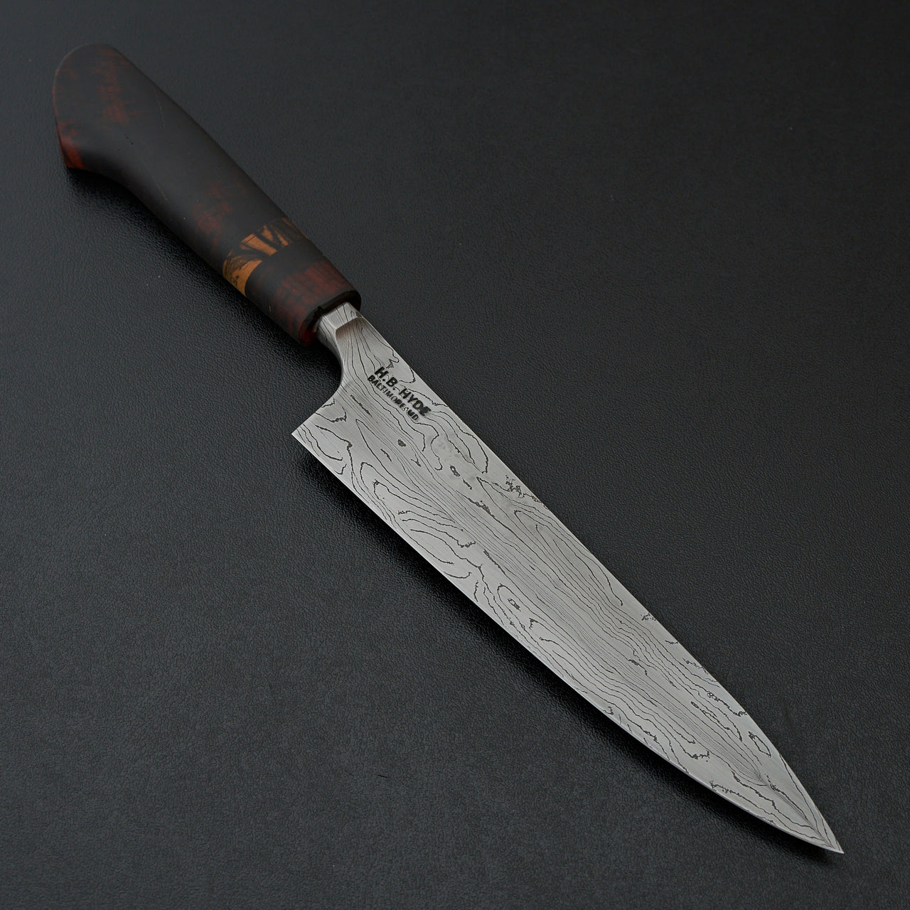 Hyde Handmade Cocobolo Damascus Petty 175mm