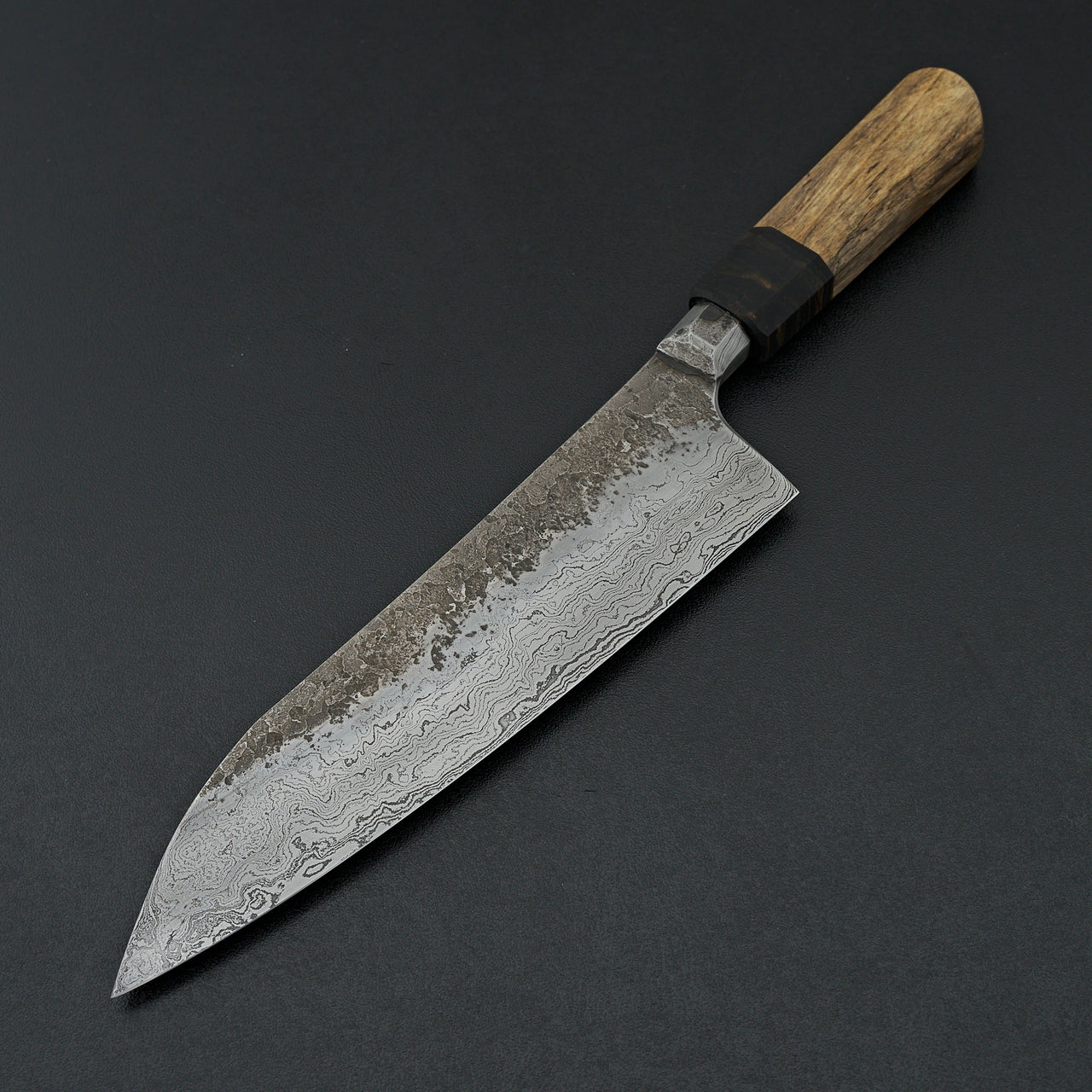 Hyde Handmade Ebony/Spalted Tamarind Damascus Chef 210mm