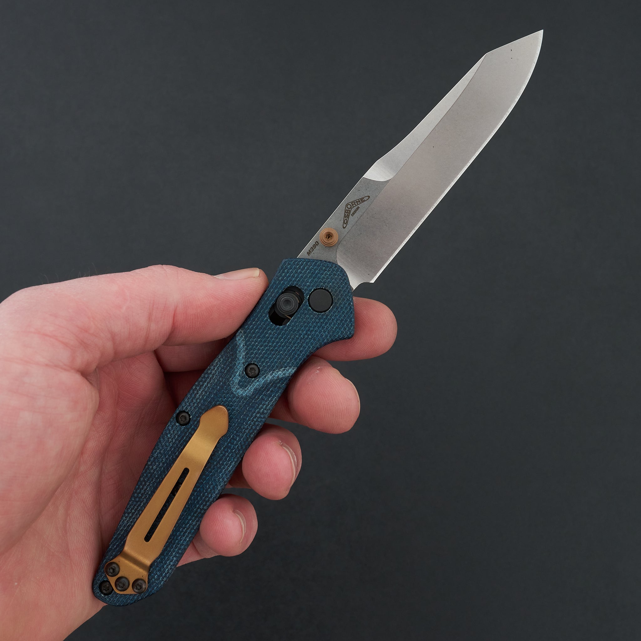 Benchmade 940 Osborne Denim Micarta