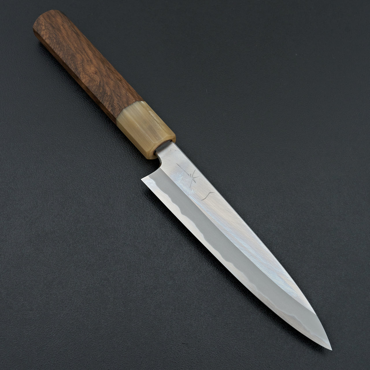 Hitohira Tanaka Kyuzo Blue #1 Migaki Petty 150mm Ziricote Handle