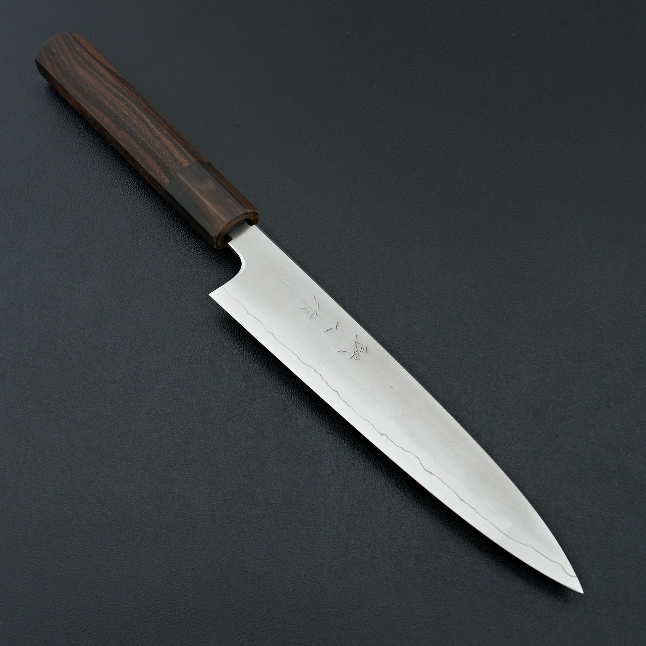 Tetsujin Silver #3 Kasumi Petty 165mm Taihei Makassar Ebony Handle
