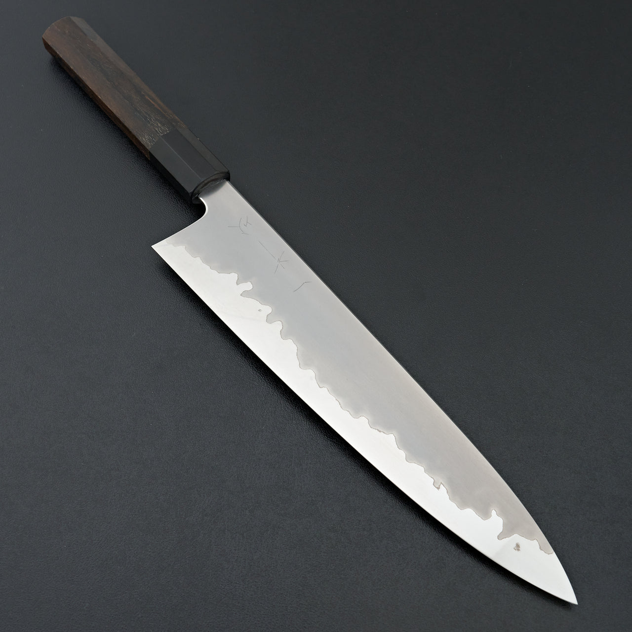 Hitohira Tanaka Izo Blue #1 Stainless Clad Gyuto 240mm Ziricote Handle