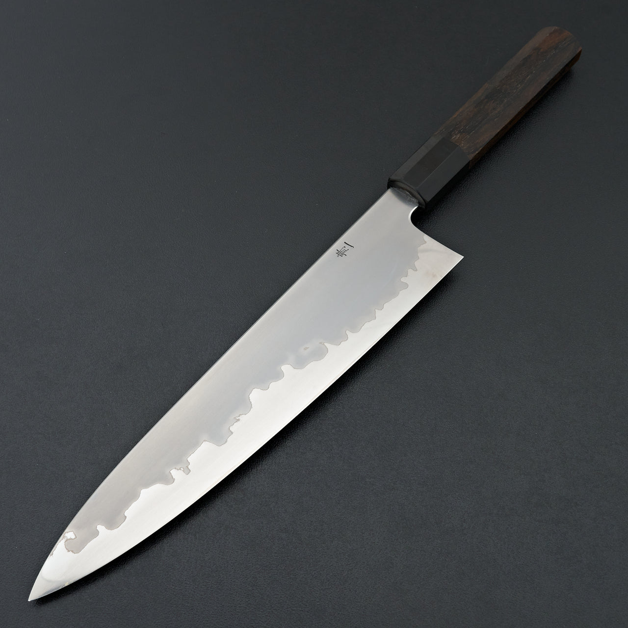 Hitohira Tanaka Izo Blue #1 Stainless Clad Gyuto 240mm Ziricote Handle