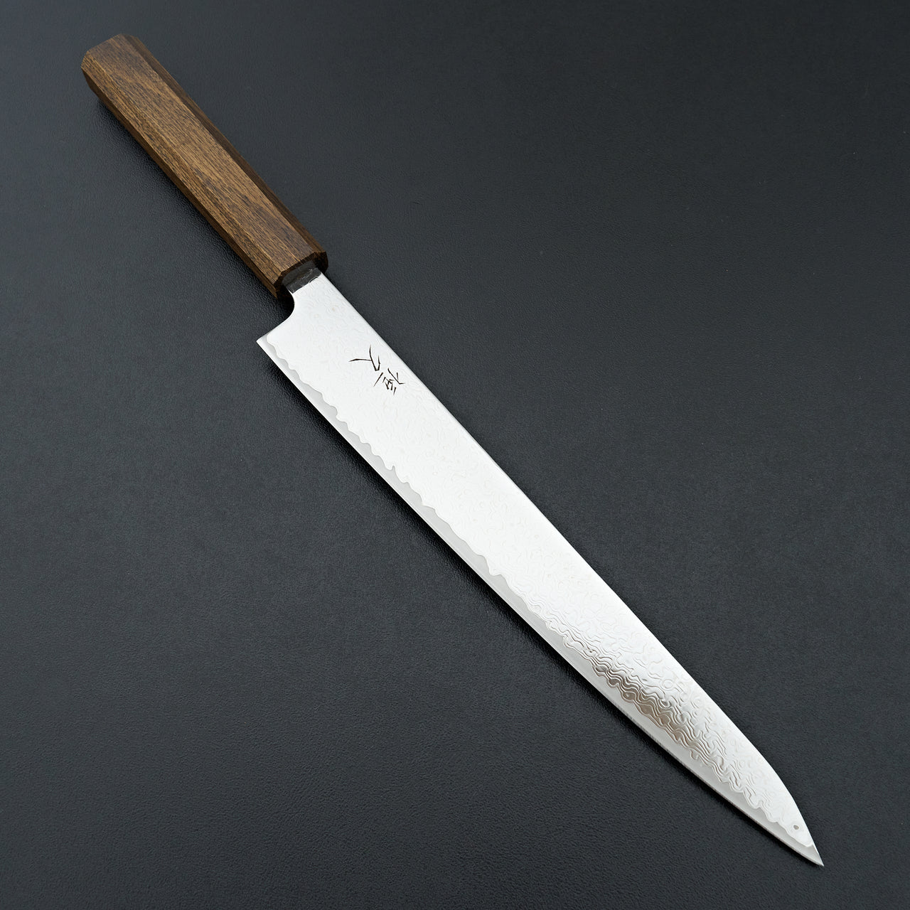 Tsunehisa Kagami Damascus Sujihiki 240mm Oak