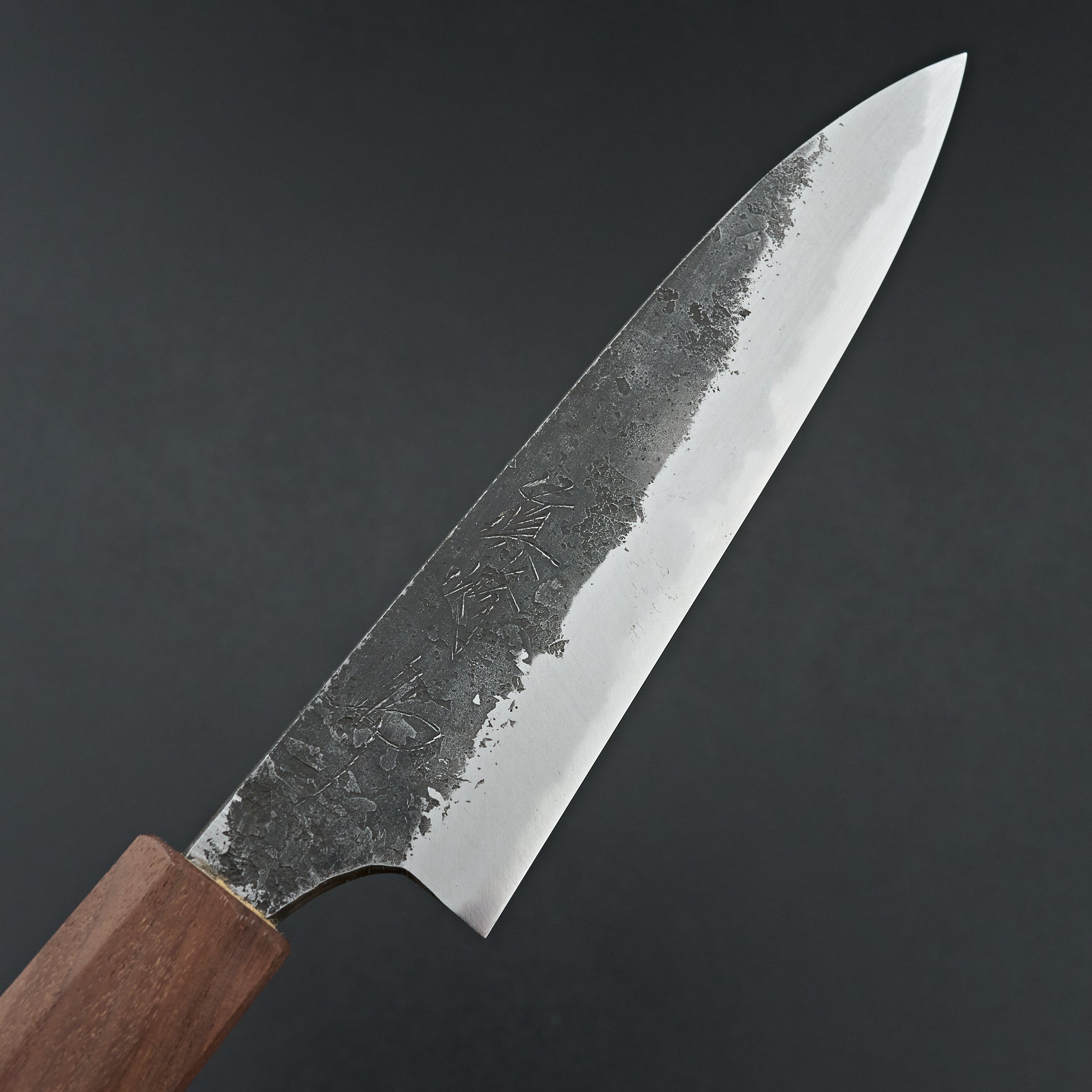 Mazaki White#2 Kuro Nashiji Petty 150mm