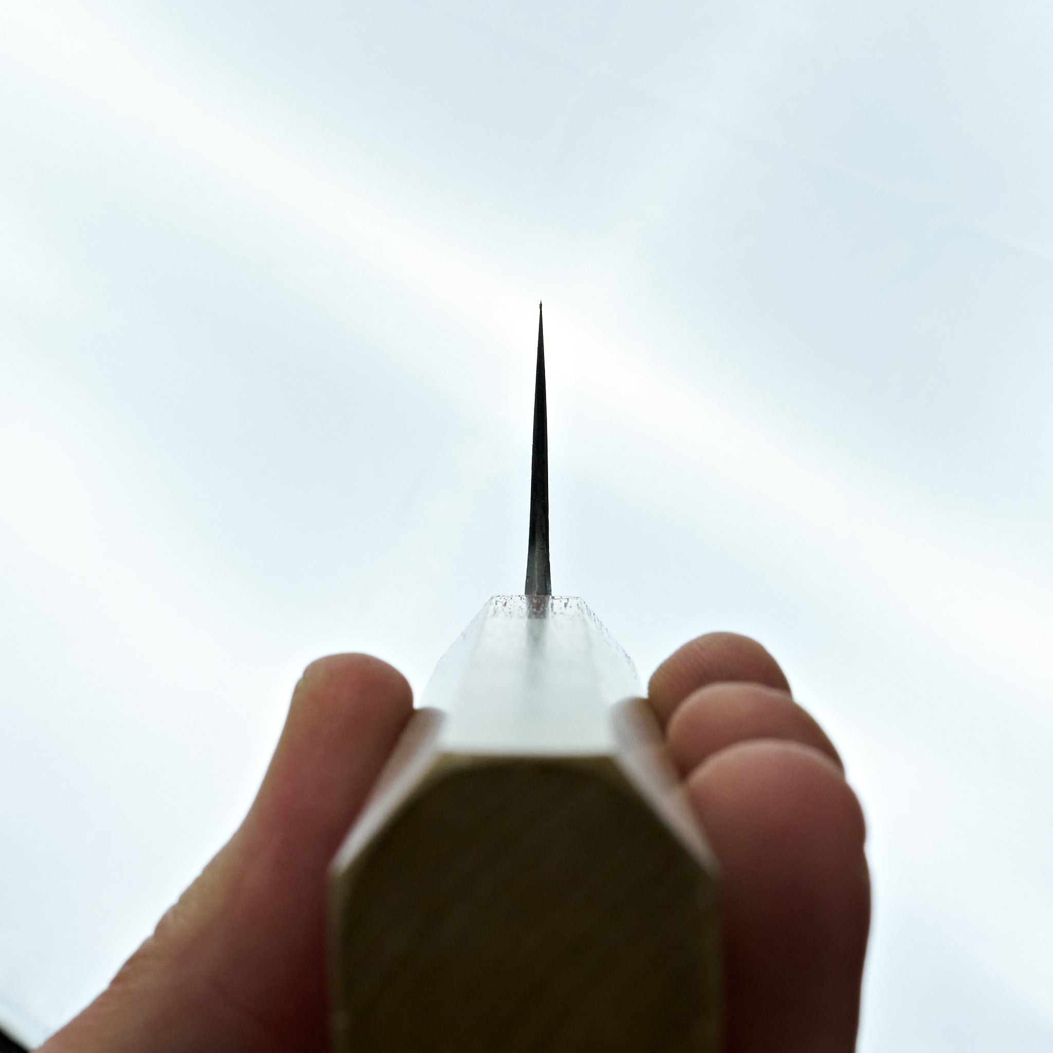 Mazaki White #2 Kuro Nashiji Santoku