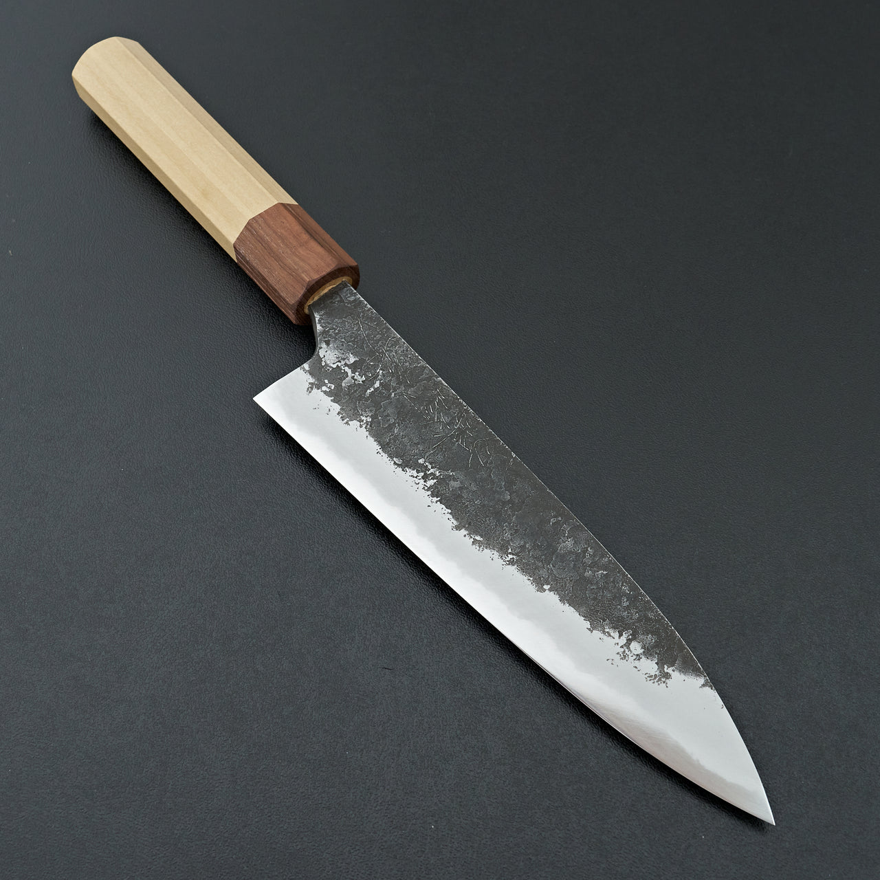 Mazaki White#2 Kuro Nashiji Gyuto 180mm