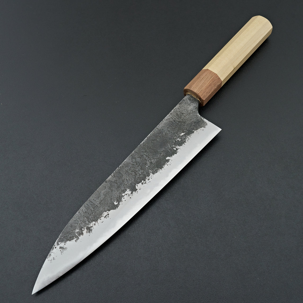 Mazaki White#2 Kuro Nashiji Gyuto 210mm