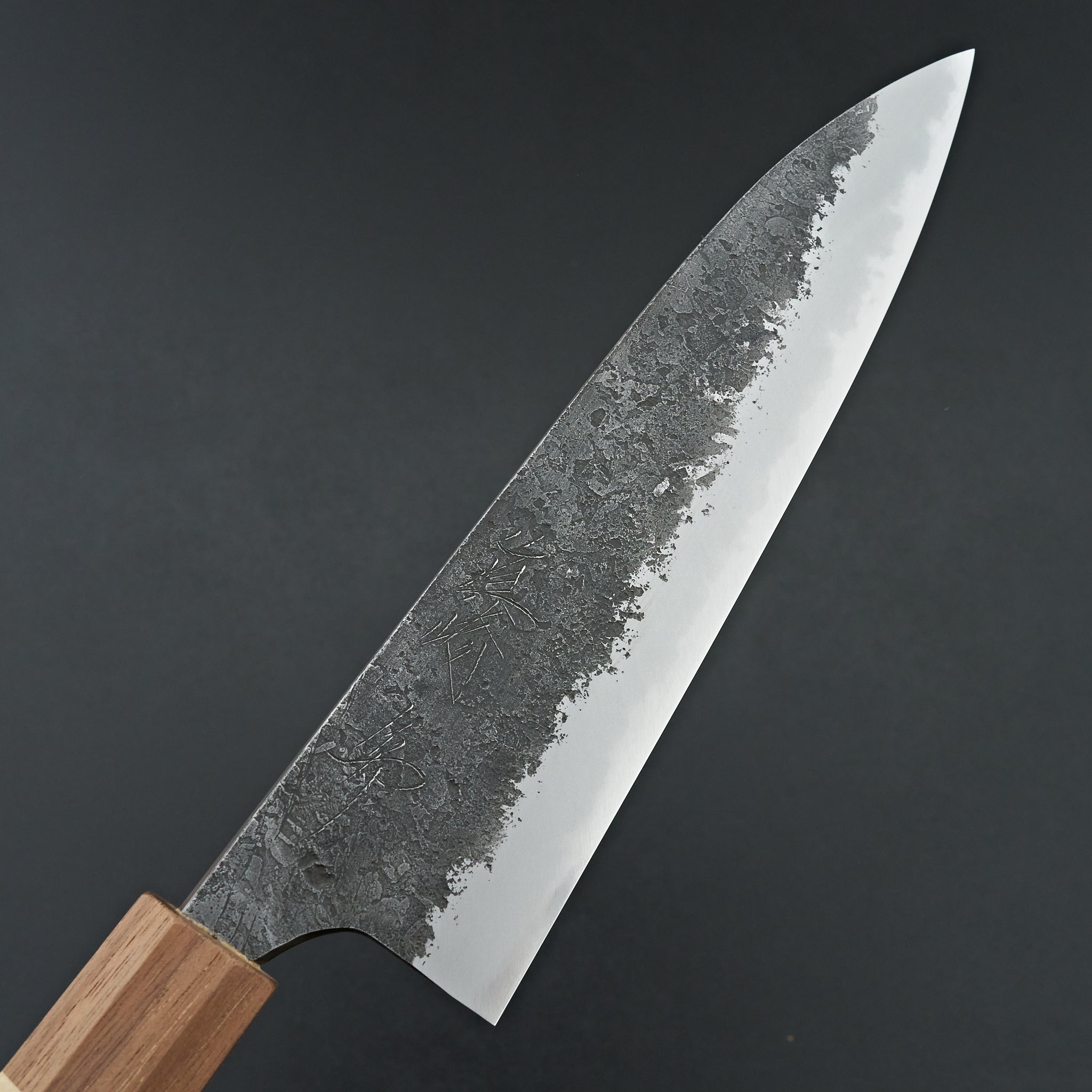 Mazaki White #2 Kuro Nashiji Gyuto 210mm