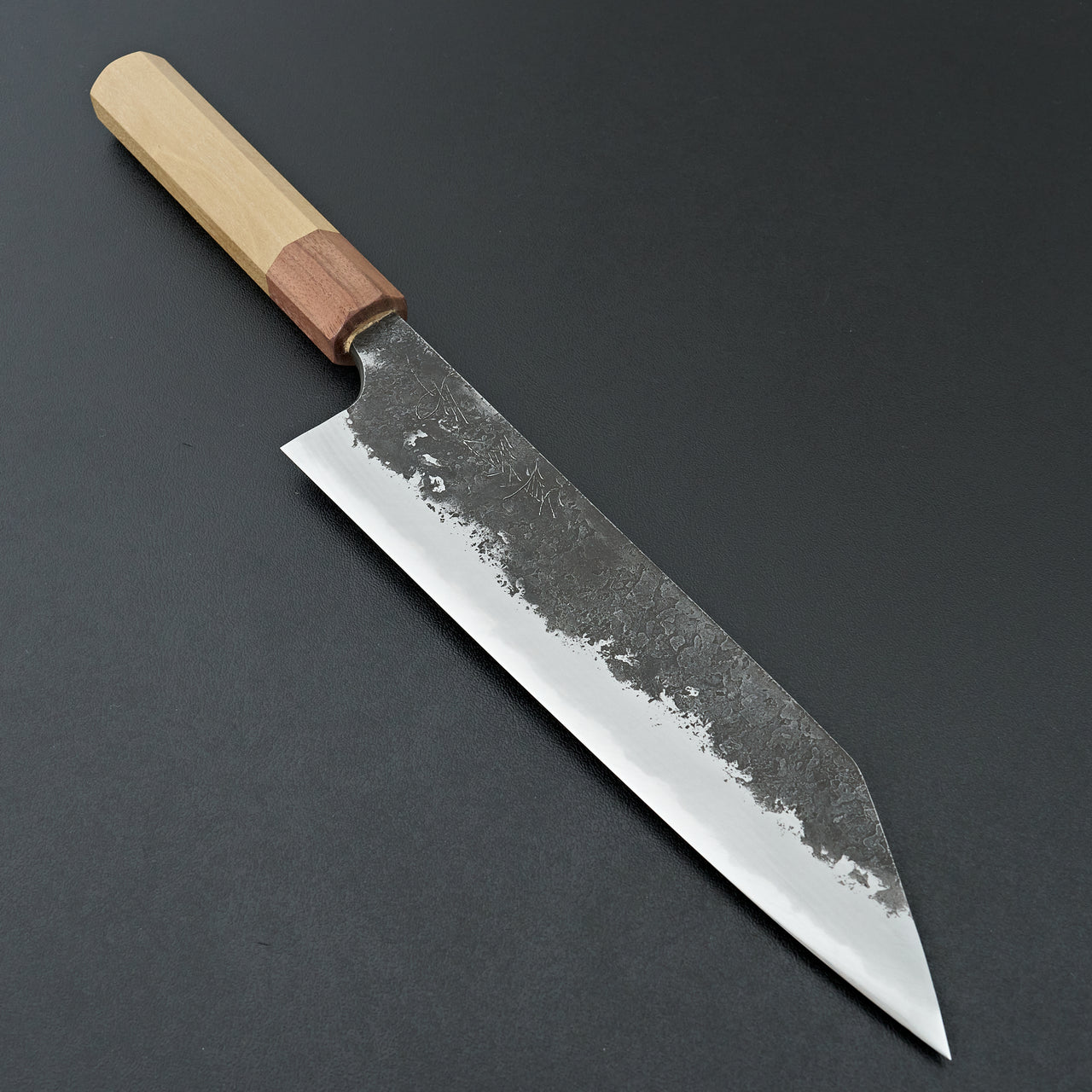 Mazaki White#2 Kuro Nashiji Kiritsuke Gyuto 210mm