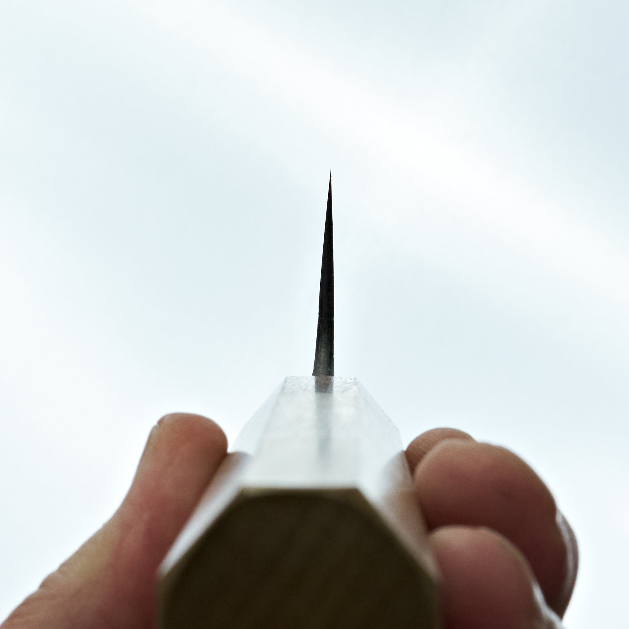 Mazaki White#2 Kuro Nashiji Kiritsuke Gyuto 210mm