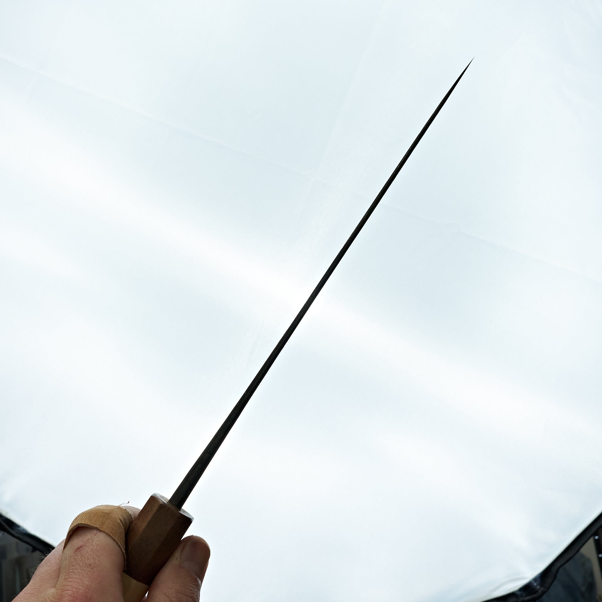 Mazaki White#2 Kuro Nashiji Gyuto 240mm