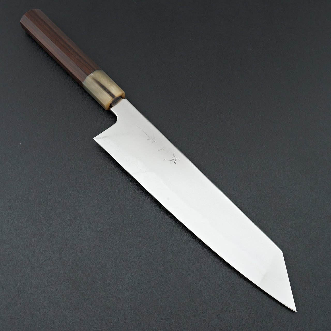 Tetsujin Silver #3 Metal Flow Kiritsuke Gyuto 210mm Taihei Makassar Ebony Handle