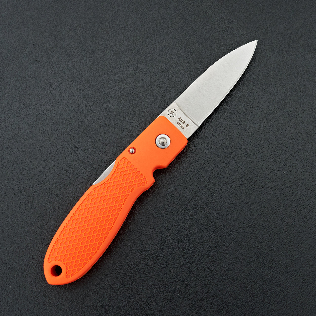 MOKI Coupe Folding Knife Grilon Handle (Rescue Orange)