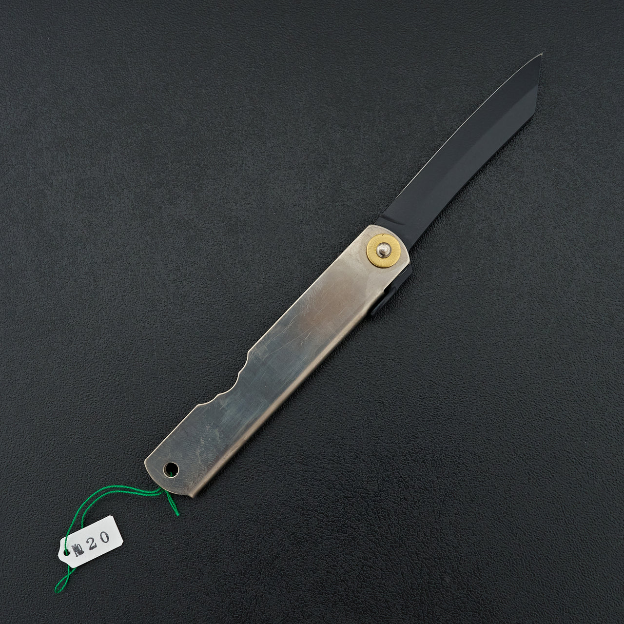 Higonokami Custom Folding Knife Large Titanium Handle (#20)