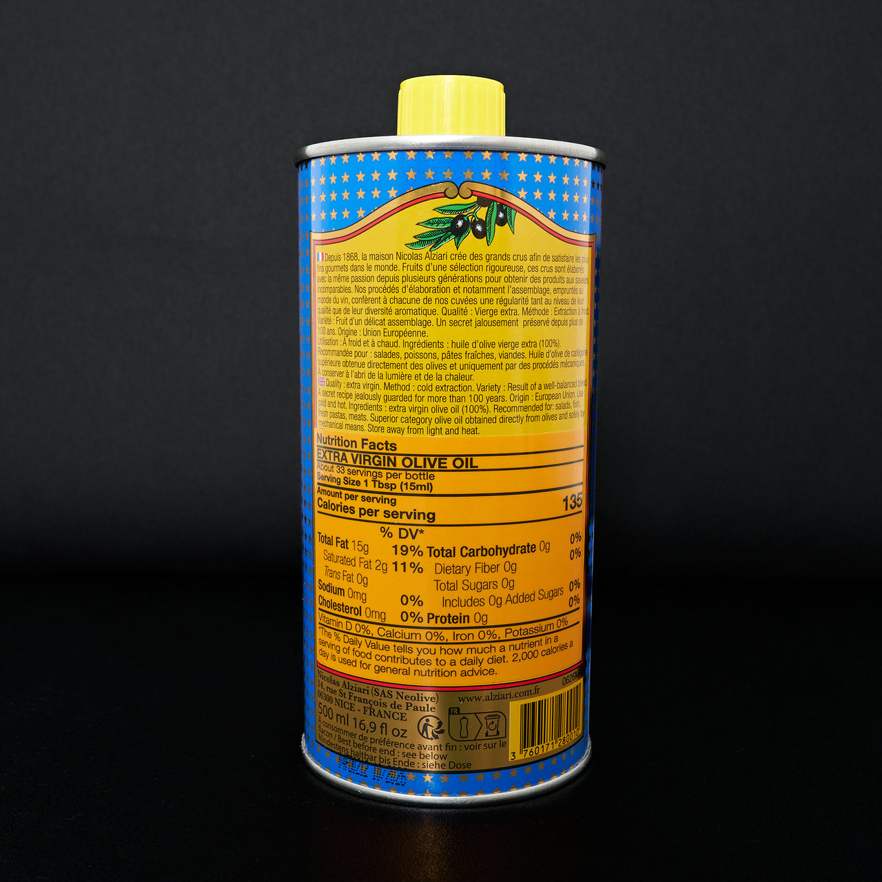 Nicolas Alziari Cuvee Prestige Evoo Tin