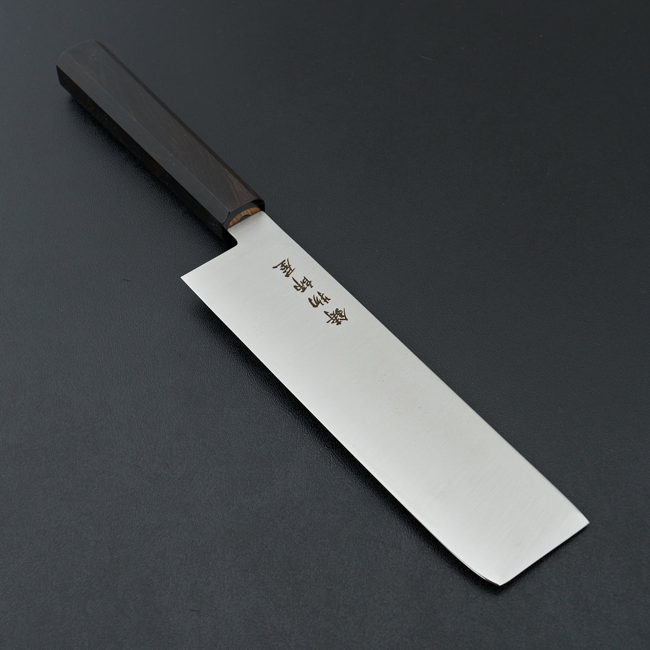 Hitohira Imojiya TH Stainless Nakiri 175mm Ebony Handle (Wa)