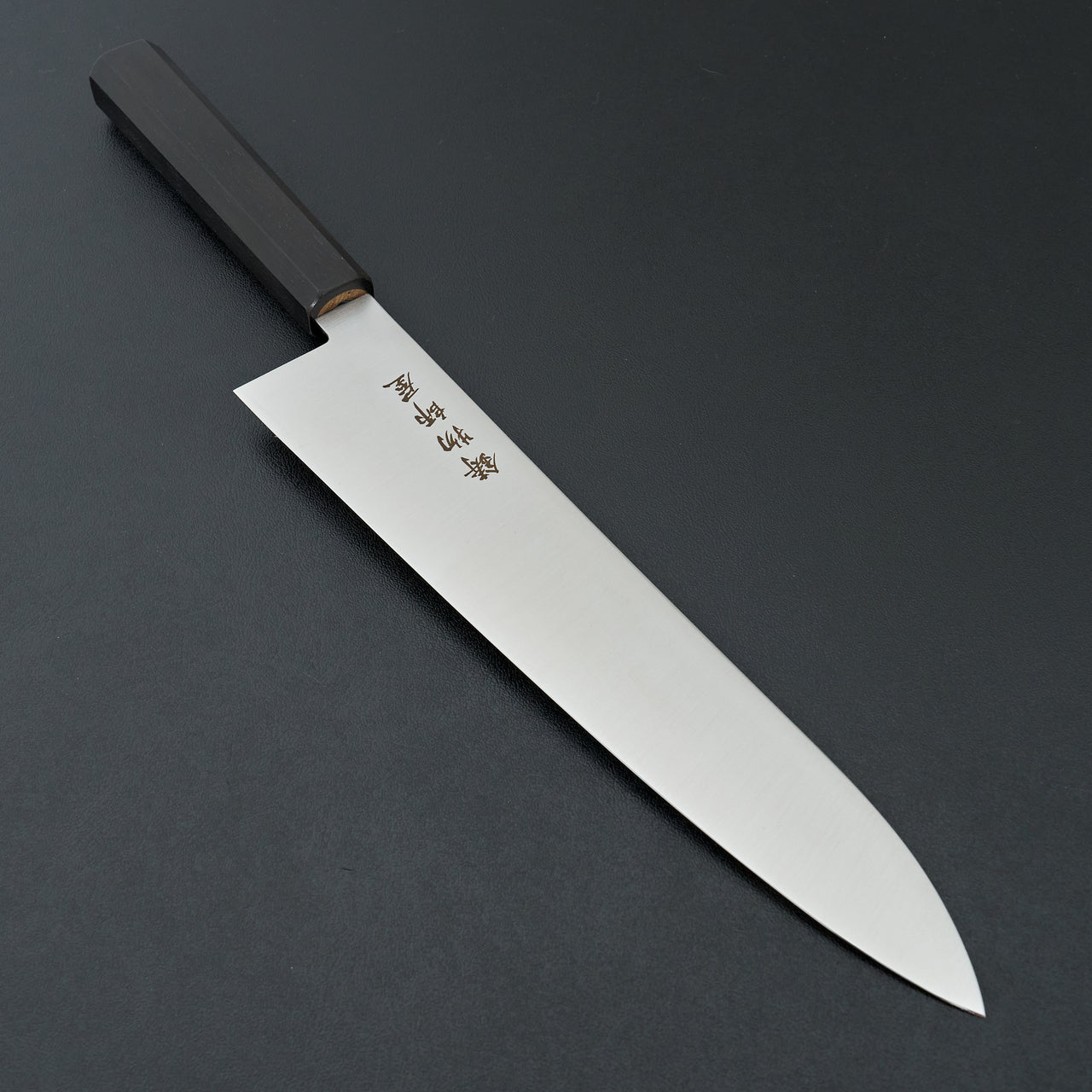 Hitohira Imojiya TH Stainless Gyuto 240mm Ebony Handle (Wa)