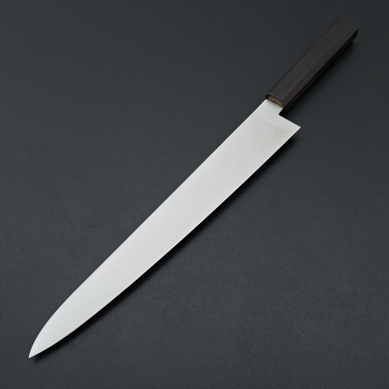 Hitohira Imojiya TH Stainless Sujihiki 240mm Ebony Handle (Wa)
