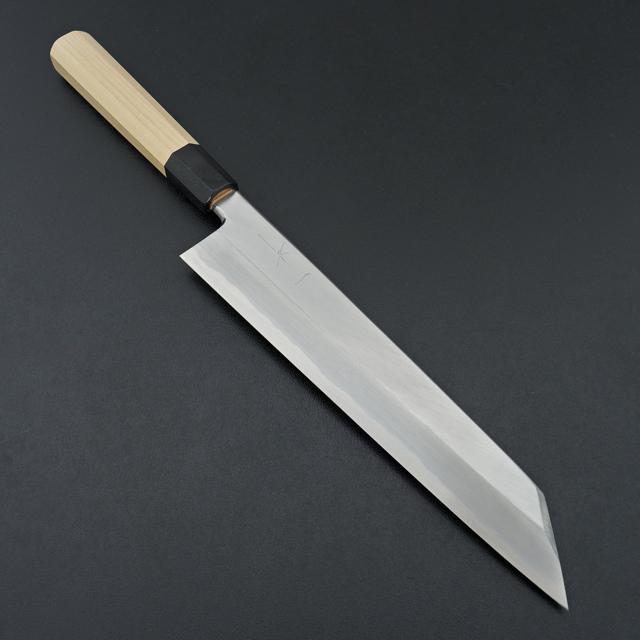 Hitohira Tanaka Mosuke Blue #1 Kiritsuke 240mm Ho Wood Handle (Saya)