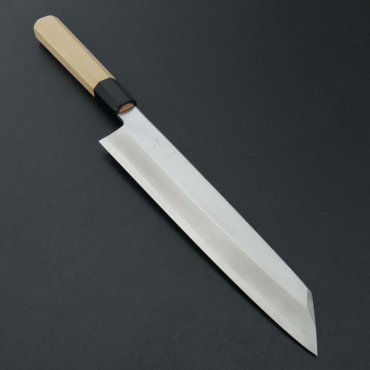 Hitohira Kikuchiyo Mosuke Blue #2 Kiritsuke 240mm Ho Wood Handle (Saya)