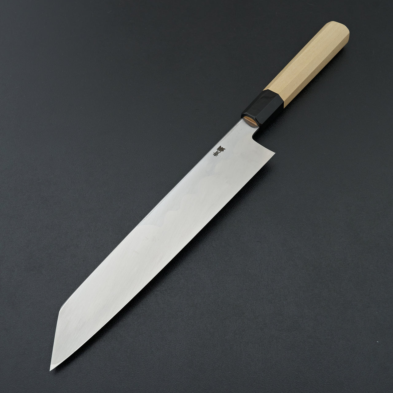 Hitohira Kikuchiyo Mosuke Blue #2 Kiritsuke 240mm Ho Wood Handle (Saya)