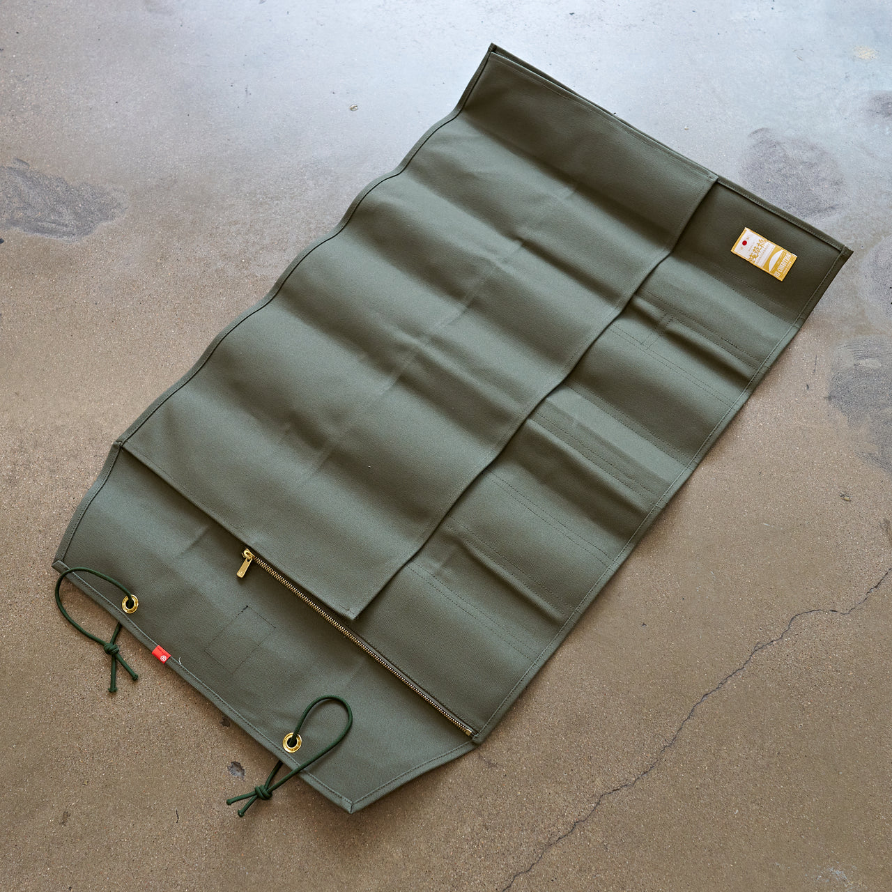 HI-CONDITION Hanpu Canvas 9 Pockets Knife Roll OD