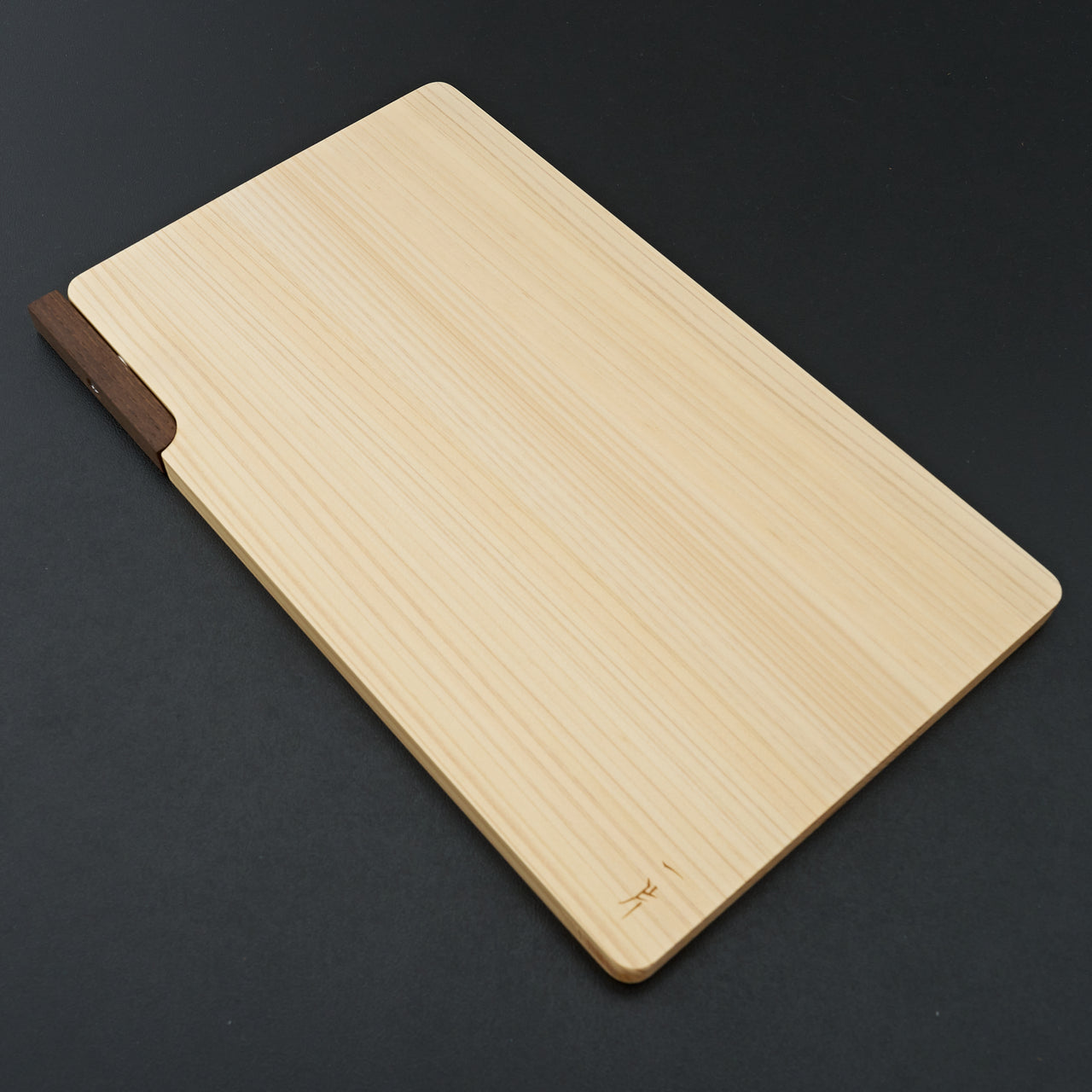 Hitohira Hinoki Thin Cutting Board with Stand (Small)