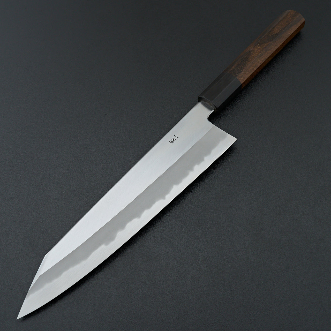 Hitohira Tanaka Kyuzo Blue #1 Migaki Kiritsuke Gyuto 230mm Ziricote Handle (Extra Height)