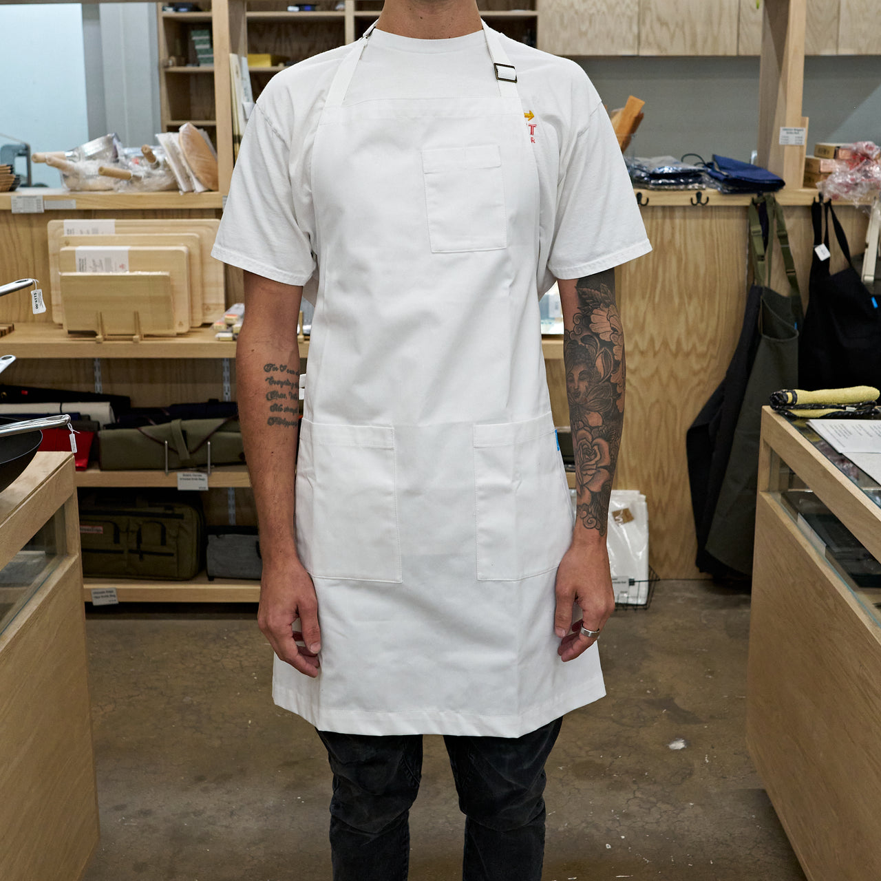 Bluecut Mise Apron - White