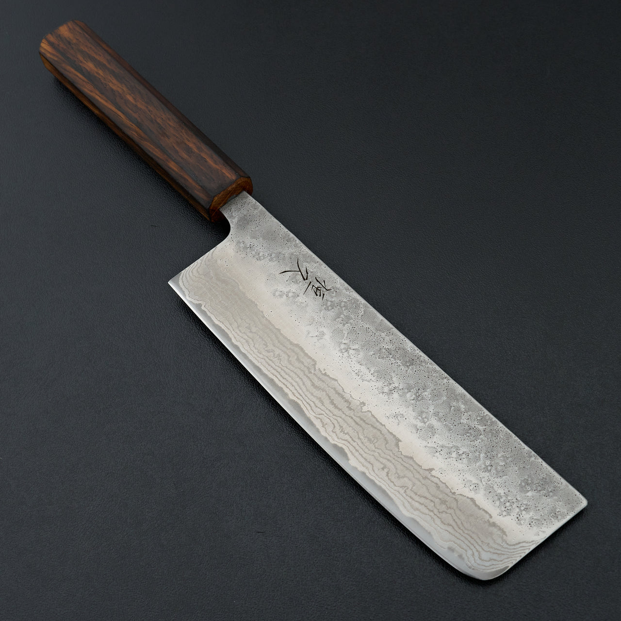 Tsunehisa 440c Damascus Nashiji Nakiri 165mm