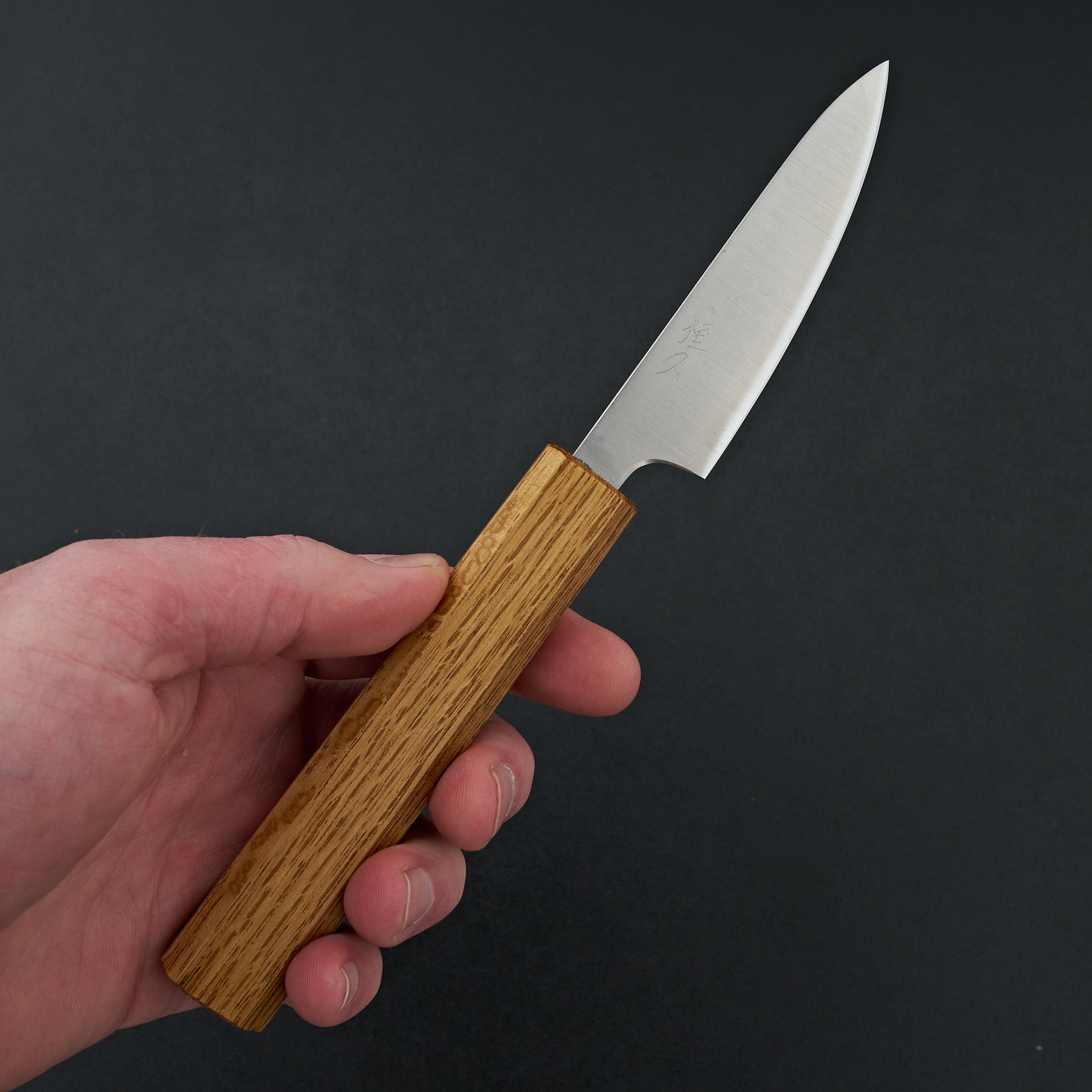 Tsunehisa Ginsan Migaki Oak Petty 80mm