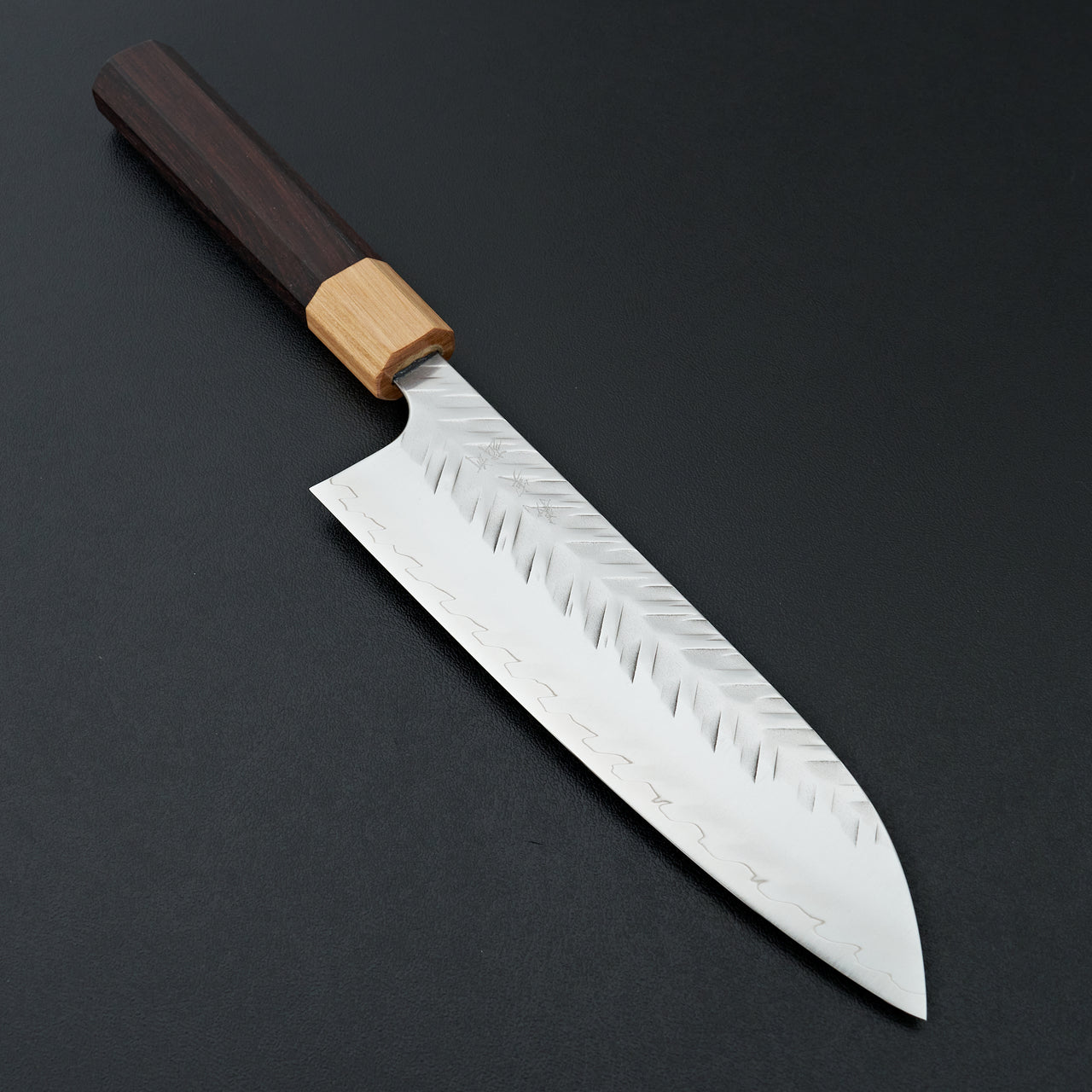 Yoshimi Kato SPG STRIX V-Hammered Santoku 165mm