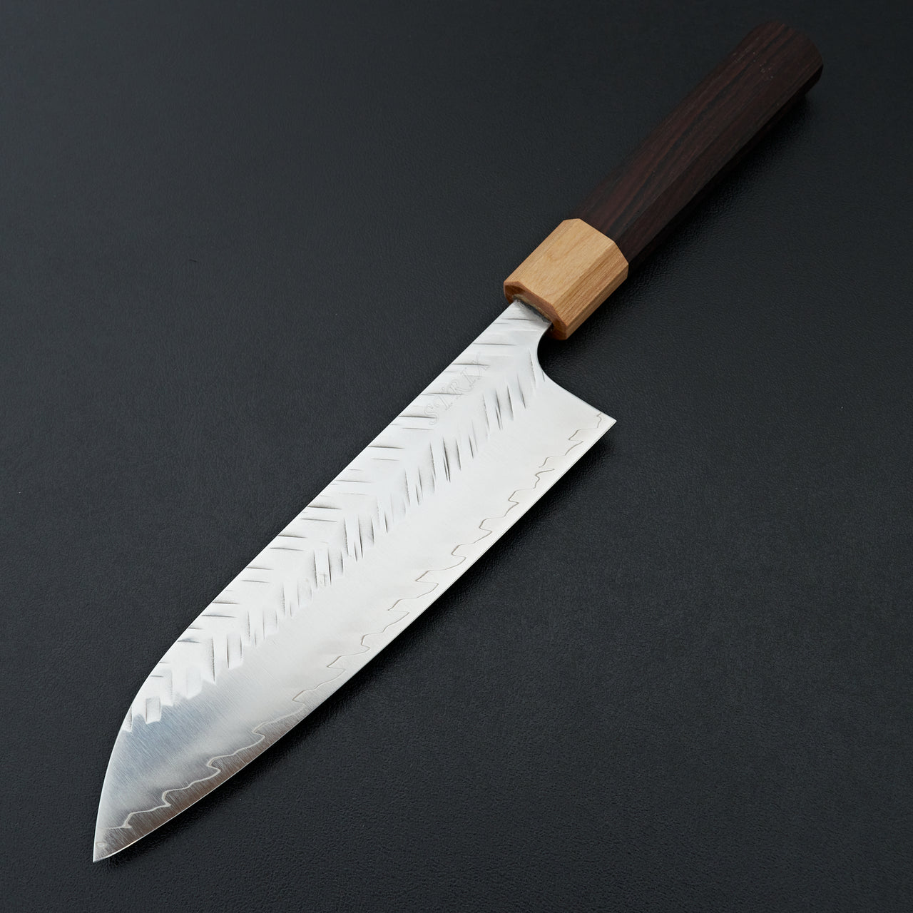 Yoshimi Kato SPG STRIX V-Hammered Santoku 165mm
