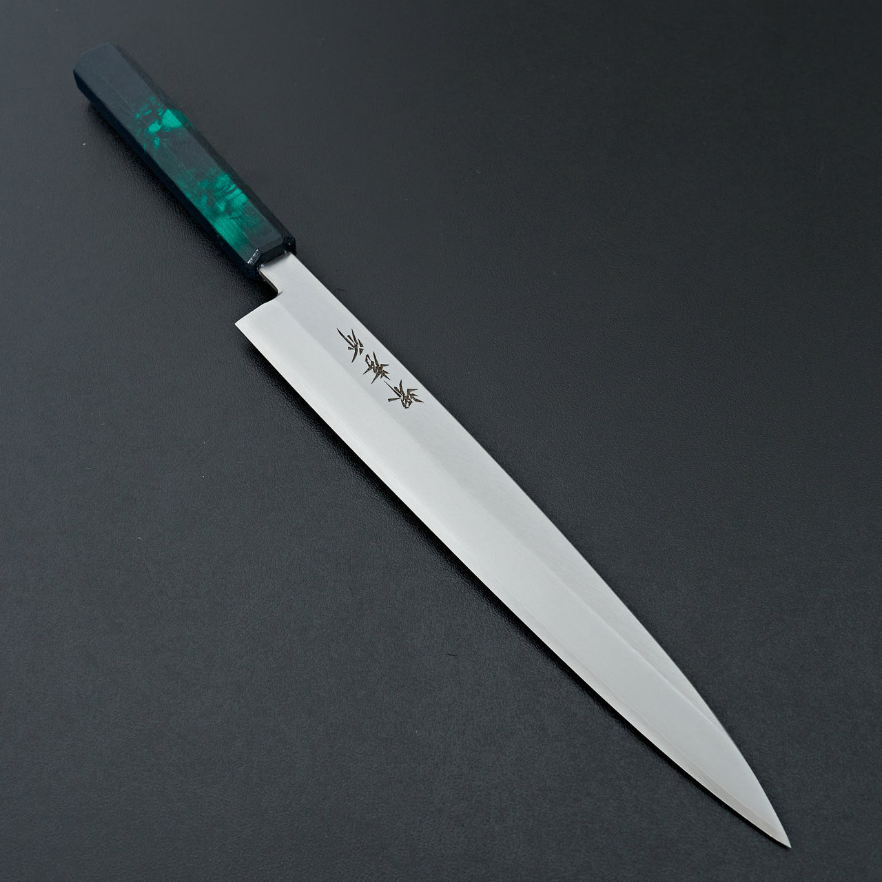 Sakai Takayuki Nanairo Green Tortoiseshell Yanagiba 240mm