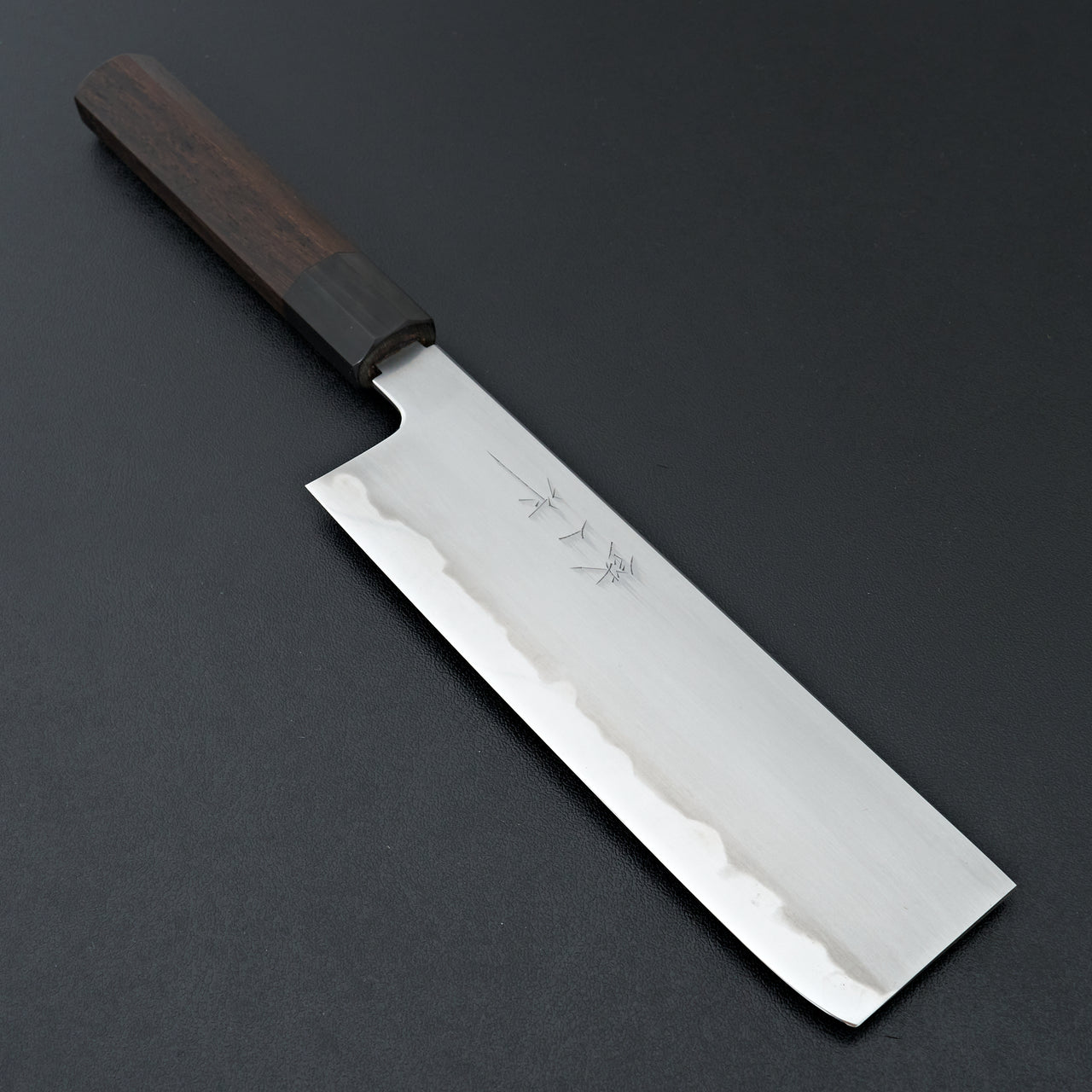 USED TRADE IN Tetsujin Blue #2 Kasumi Nakiri 180mm Taihei Wood Handle