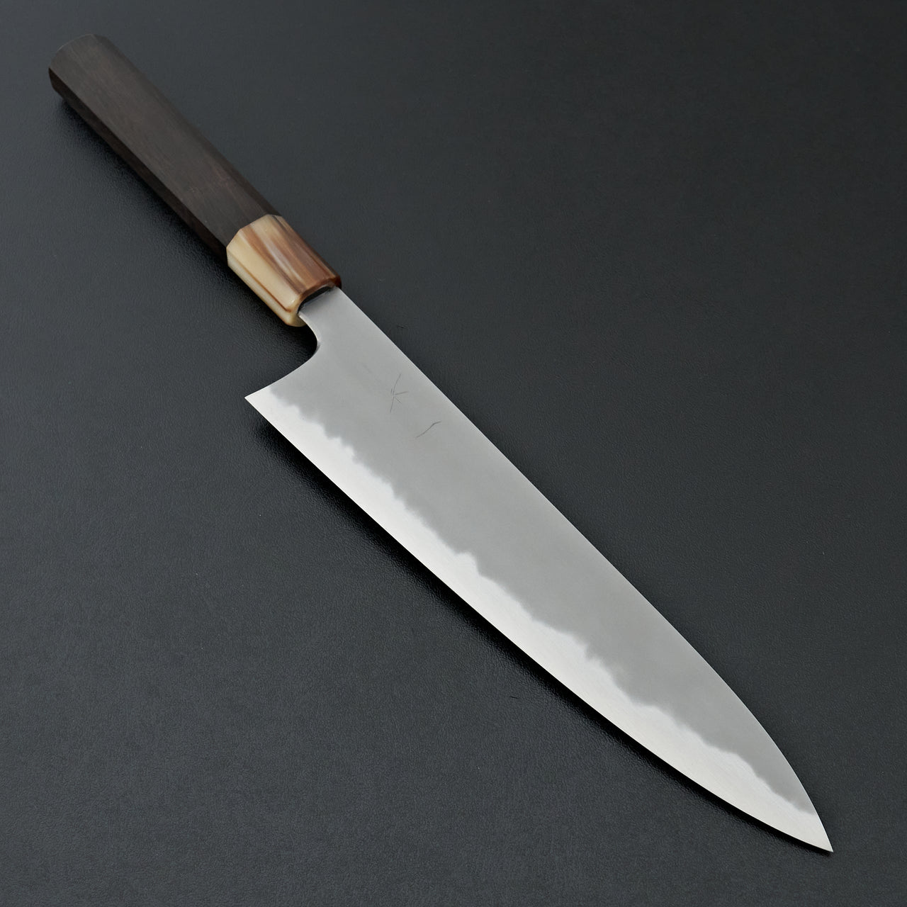 Hitohira Tanaka Yohei Blue #1 Kasumi Gyuto 240mm Ebony Handle