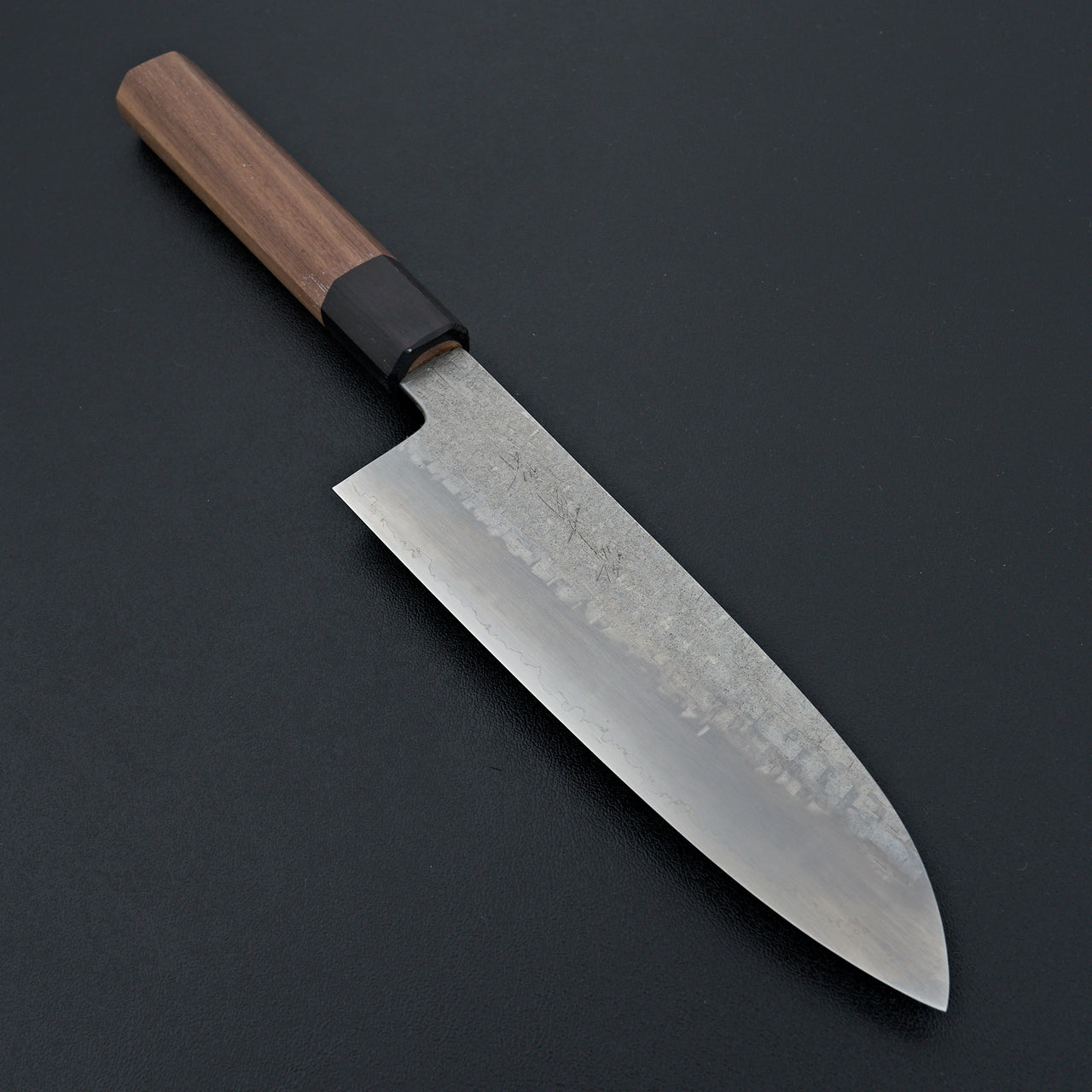 Sakai Kikumori Ginsan Tsuchime Santoku 180mm