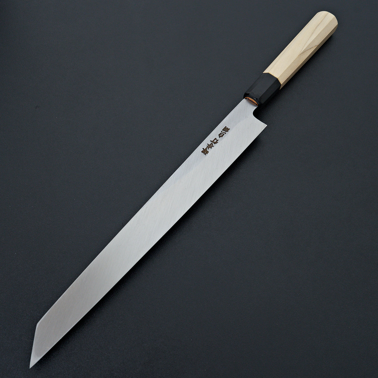 Sakai Takayuki Michiko Kubota Engraved "Koi Autumn Night" Byakko Kiritsuke 300mm