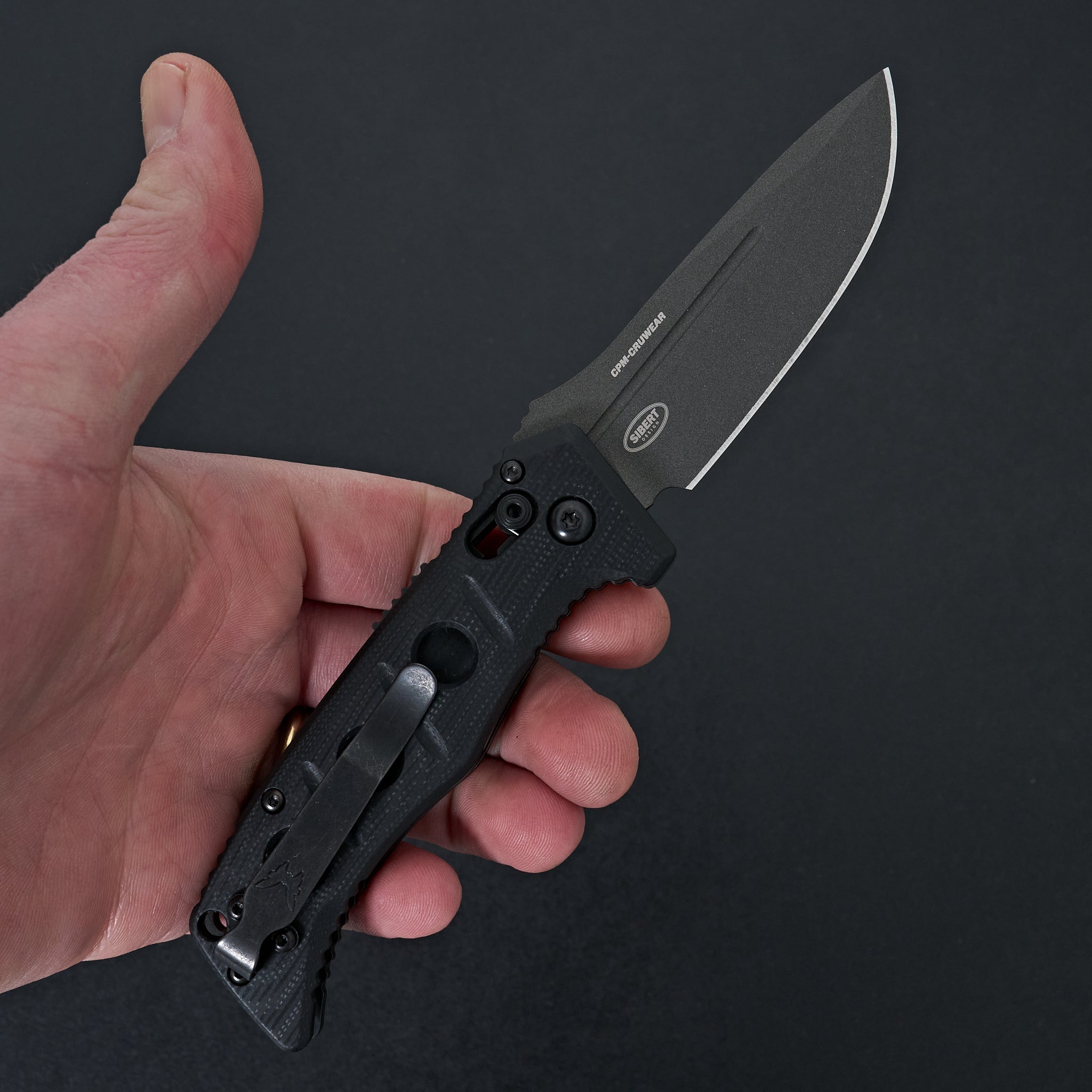 Benchmade Mini Auto Adamas Black G10