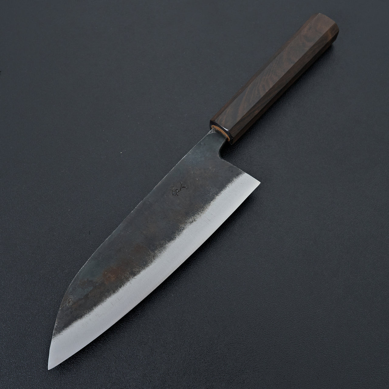 Hatsukokoro Kurogane Blue #2 Kurouchi  Santoku 165mm