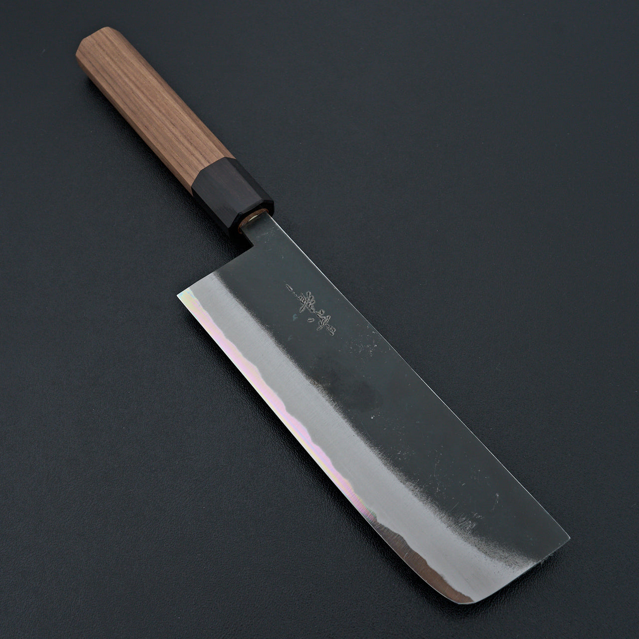 Sakai Ichiji White #2 Kurouchi Walnut Nakiri 165mm